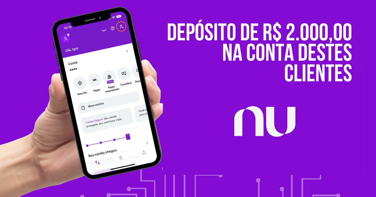 Nubank está tornando a temporada festiva ainda mais especial para alguns de seus clientes. Através da promoção “N Chances de Ganhar”