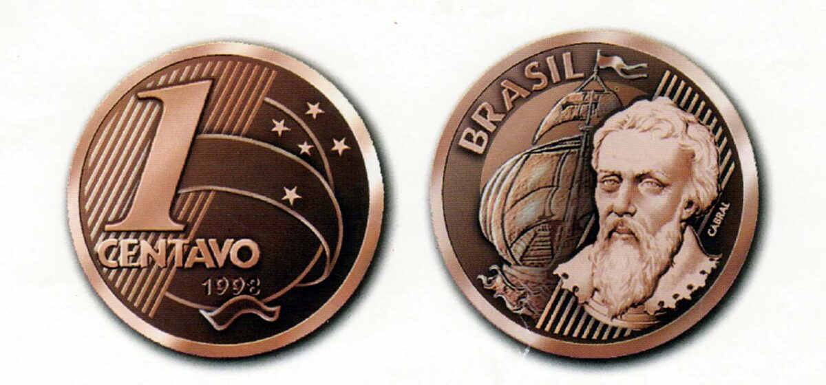 moeda de um centavo