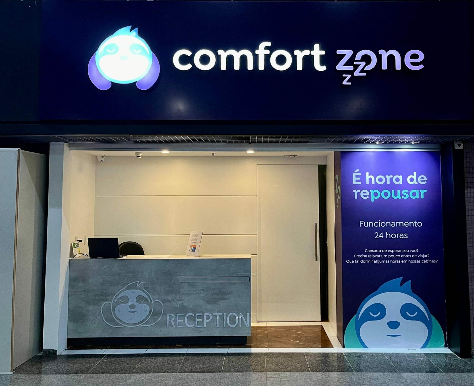 Espaço para descanso é inaugurado no Aeroporto de Curitiba 2 Espaco para descanso e inaugurado no Aeroporto de Curitiba