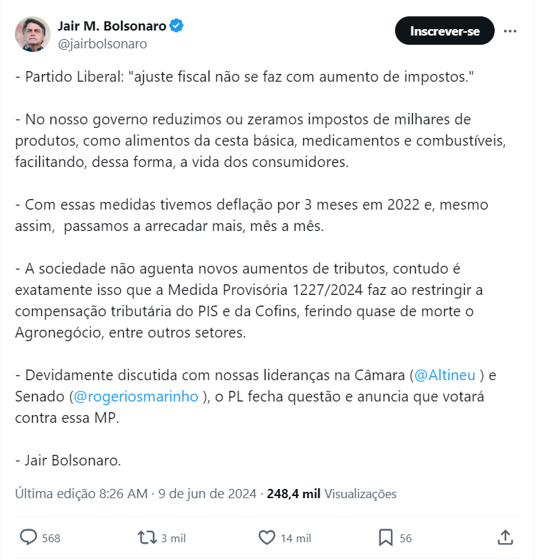 Bolsonaro afirma que PL votara contra MP do PISCofins.png