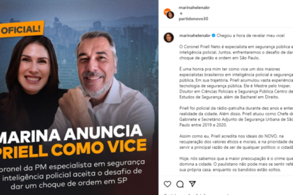 Marina Helena do Novo anuncia coronel da PM como vice.png