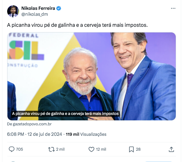 Nikolas Ferreira Ridiculariza Lula A Picanha Transformou se em Pe de.png