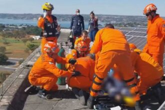 URGENTE Trabalhador morre ao sofrer choque eletrico em Tribunal de.jpg