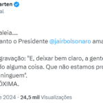 Wajngarten Audio de Bolsonaro e do mesmo nivel da baleia.png