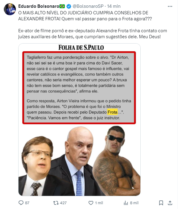 1724105731 500 Frota surge como colaborador de Moraes Flavio dispara ‘Suruba