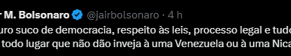 Bolsonaro compara momento do Brasil a Venezuela e Nicaragua.png