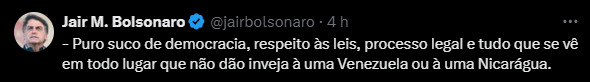 Bolsonaro compara momento do Brasil a Venezuela e Nicaragua.png