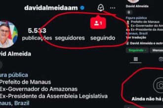 Hacker retira do ar Instagram do prefeito de Manaus David.jpg