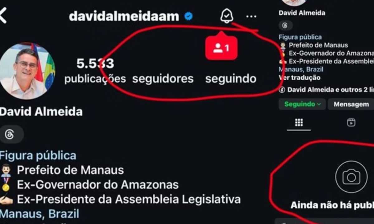 Hacker retira do ar Instagram do prefeito de Manaus David.jpg