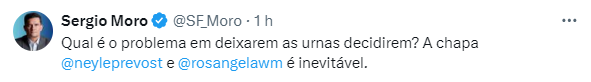 Qual e o problema em deixarem as urnas decidirem diz.png