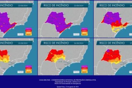 Risco de incêndio: calor e clima seco geram alerta no interior de SP - Metrópoles