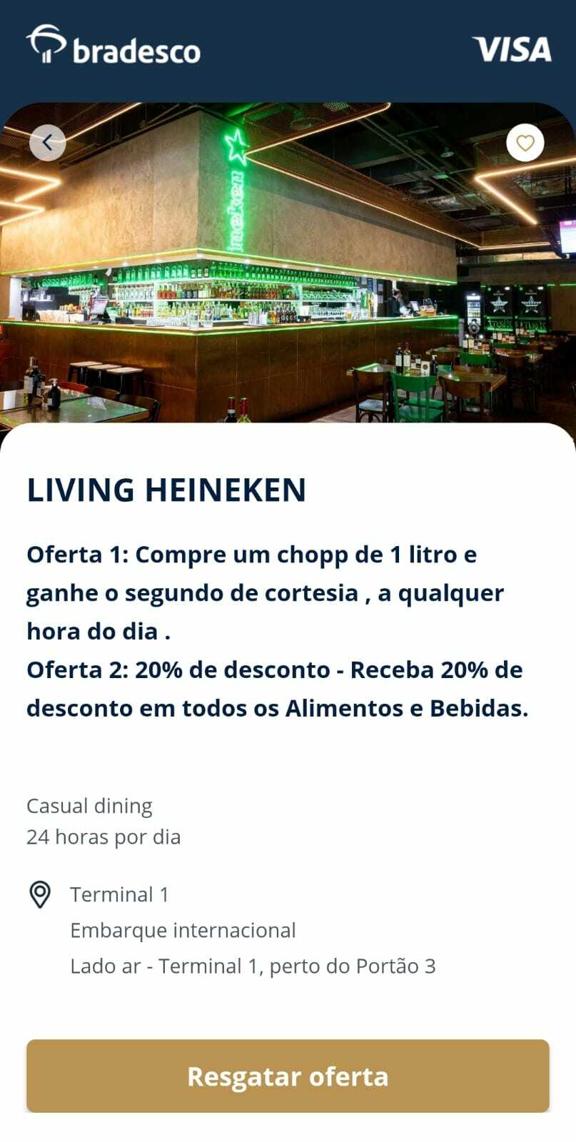 1726088447 756 Aeroporto ganha unidade de bar da Heineken e clientes Visa