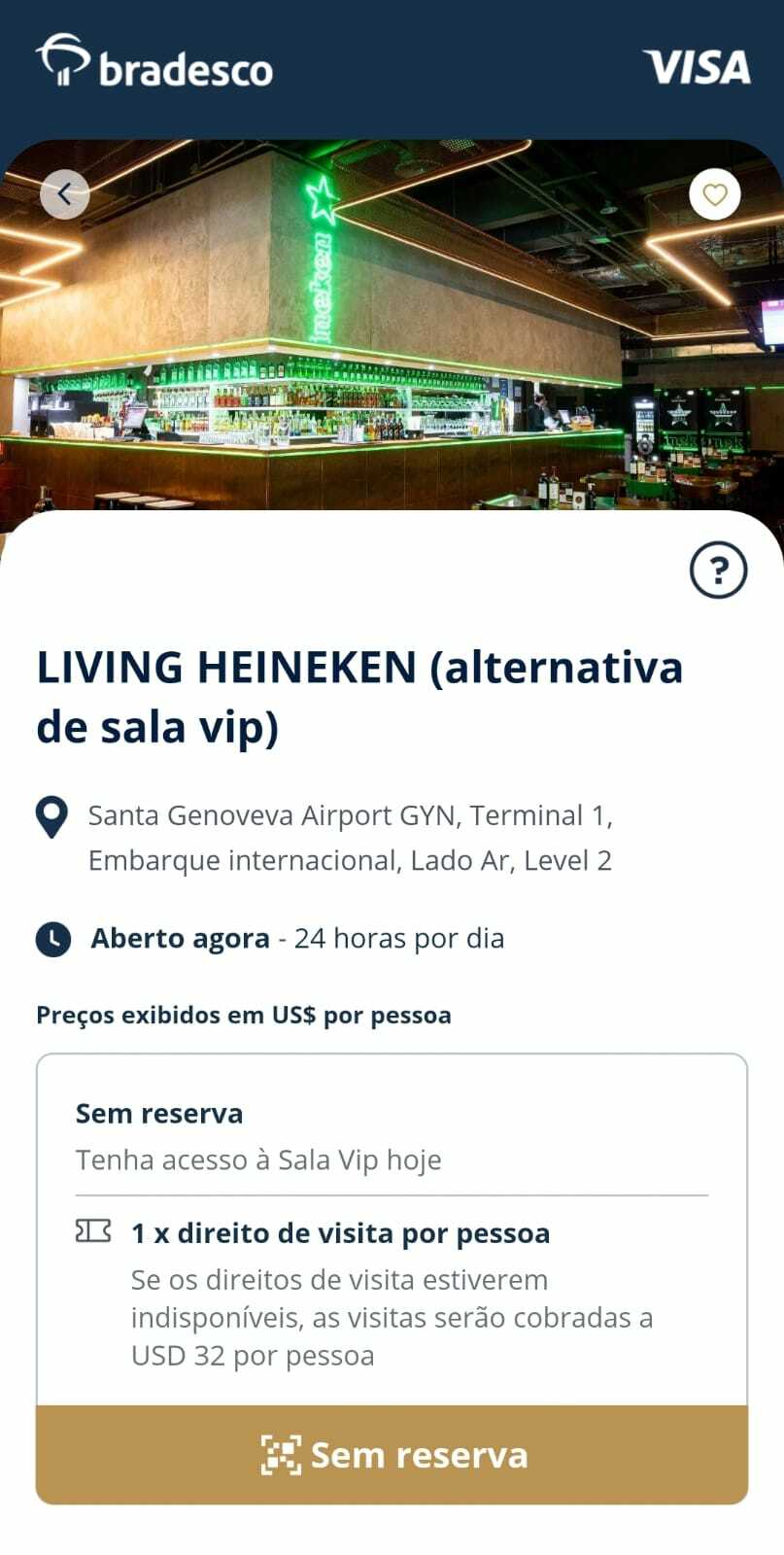 Aeroporto ganha unidade de bar da Heineken e clientes Visa.jpeg