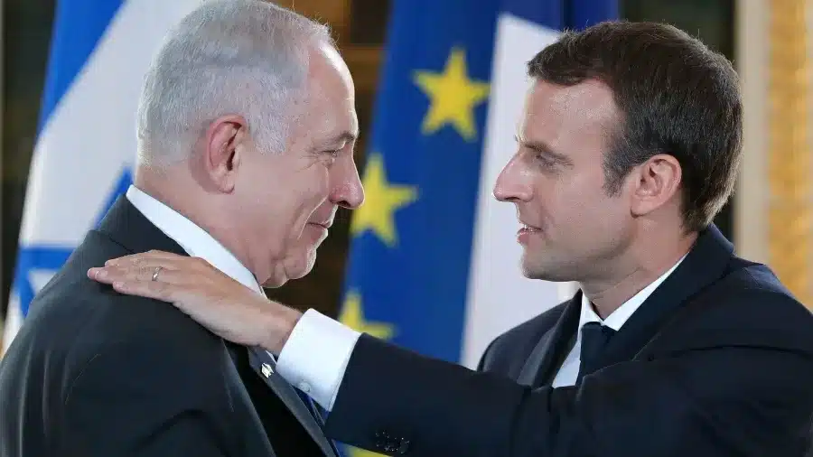 Macron e Netanyahu conversam por telefone e assumem diferencas.webp.webp