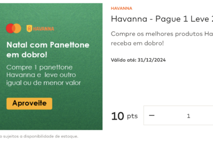 Leve 2 pague 1 Mastercard oferece panetone Havanna gratis.png