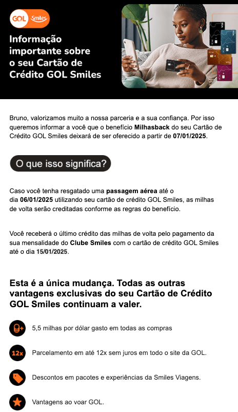 Ma noticia Cartao Gol Smiles vai perder beneficio importante em.png