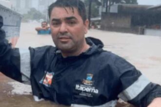 Agua quase no pescoco Prefeito de Itapema pede ajuda para.jpg