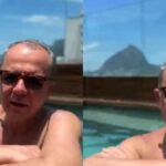 Condenado a 430 anos Sergio Cabral grava video na piscina.jpg