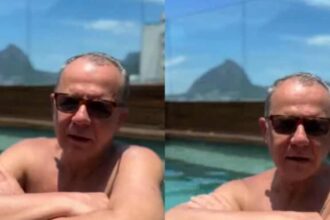 Condenado a 430 anos Sergio Cabral grava video na piscina.jpg