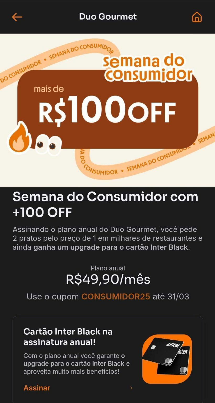 Ultimas horas Assine o Duo Gourmet com R 100 OFF.jpg