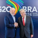 Lula - e - Guterres - durante - o - G20, - no - Rio - de - Janeiro. - Foto: - © - Ricardo - Stuckert-tvt-news