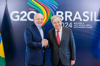 Lula - e - Guterres - durante - o - G20, - no - Rio - de - Janeiro. - Foto: - © - Ricardo - Stuckert-tvt-news