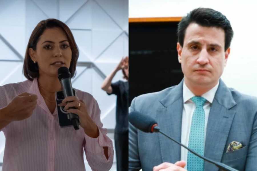 Michelle Bolsonaro defende irmao apos ataque de Pavinatto.jpg