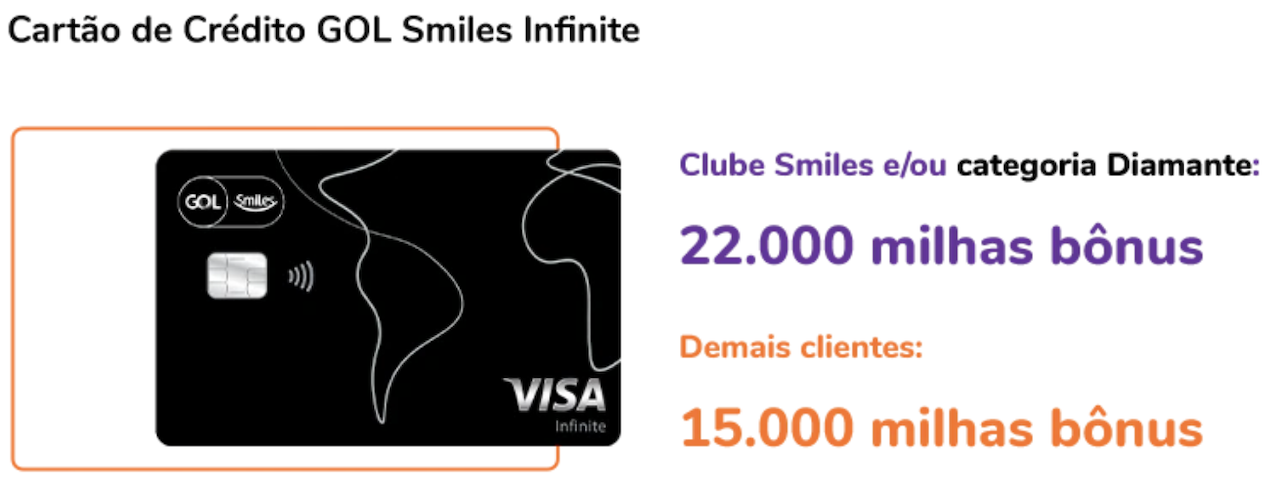 Muito bom Peca o cartao GOL Smiles com ate 47000.png