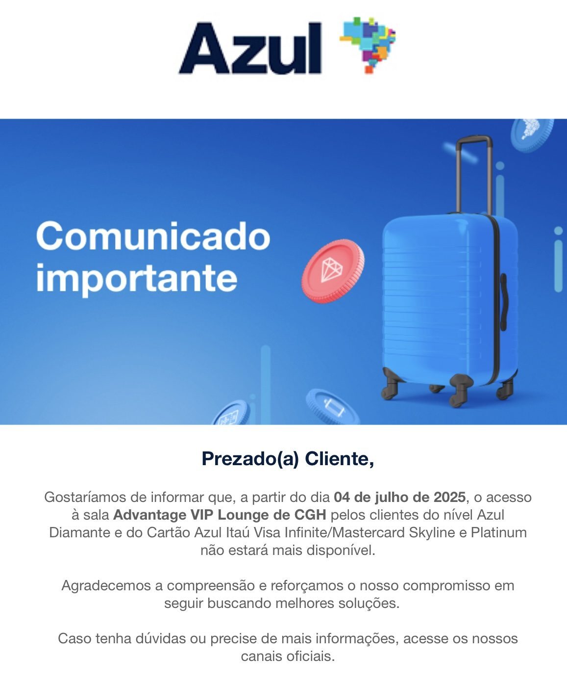 Ma noticia Azul vai encerrar a parceria com a sala