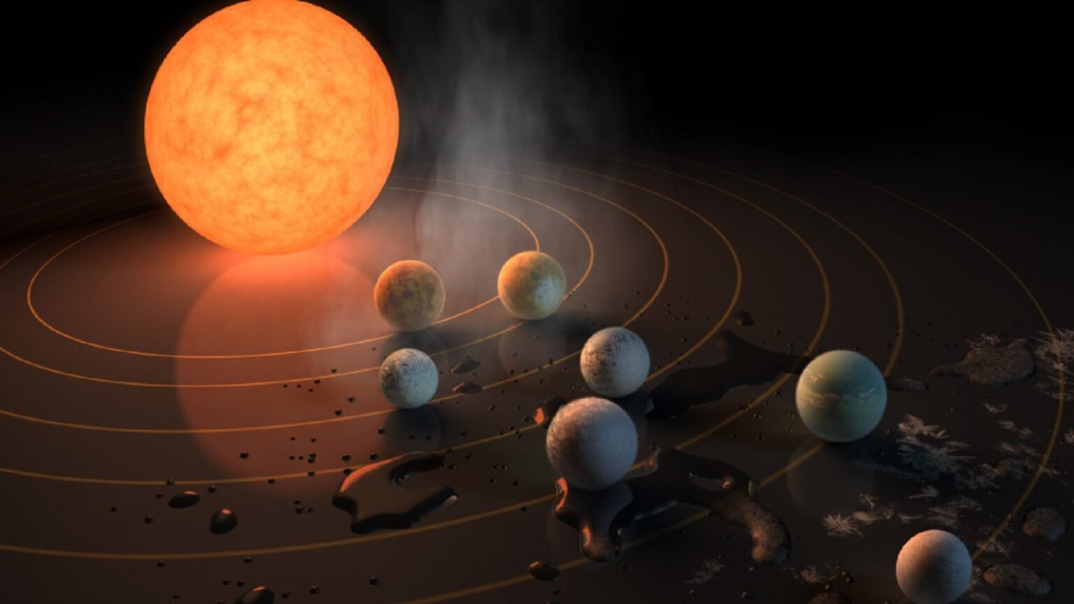 Astrônomos registram nascimento de sistema planetário 1 sistema-planetario-astronomos-primeira-vez-foto-nasa-jpl-caltech-tvt-news