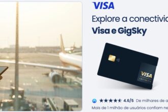Internet gratis no exterior Visa oferece chip virtual para clientes.jpeg