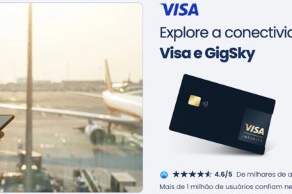 Internet gratis no exterior Visa oferece chip virtual para clientes.jpeg