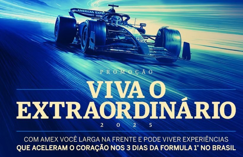 Cartões Amex vão sortear ingressos para o GP de Fórmula 1 em SP 1 Amex Fórmula 1
