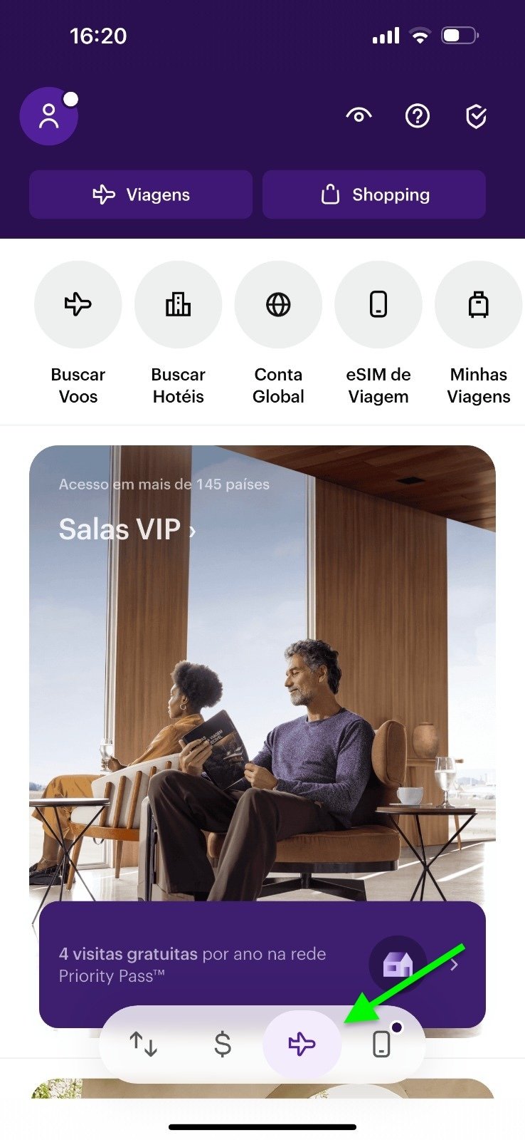 Como usar o Nubank Ultravioleta para acessar salas VIP? 1 Como usar o Nubank Ultravioleta para acessar salas VIP.jpeg