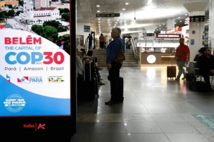 Falta de água nos banheiros gera caos na COP30 e marca o primeiro dia do evento 2 Obras da COP30 em Belem sao afetadas por greve entenda.jpg