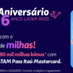 Oportunidade! Peça o cartão Latam Pass Itaú e ganhe até 80 mil milhas bônus 2 Oportunidade Peca o cartao Latam Pass Itau e ganhe ate.png
