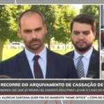 PT recorre de arquivamento de cassação de Eduardo Bolsonaro 2 pt-recorre-de-arquivamento-de-cassacao-de-eduardo-bolsonaro-nao-e-dado-a-nenhum-deputado-o-direito-de-agir-contra-a-patria-disse-maria-do-rosario-foto-reproducao-tvt-news