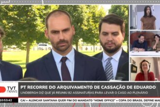 pt-recorre-de-arquivamento-de-cassacao-de-eduardo-bolsonaro-nao-e-dado-a-nenhum-deputado-o-direito-de-agir-contra-a-patria-disse-maria-do-rosario-foto-reproducao-tvt-news