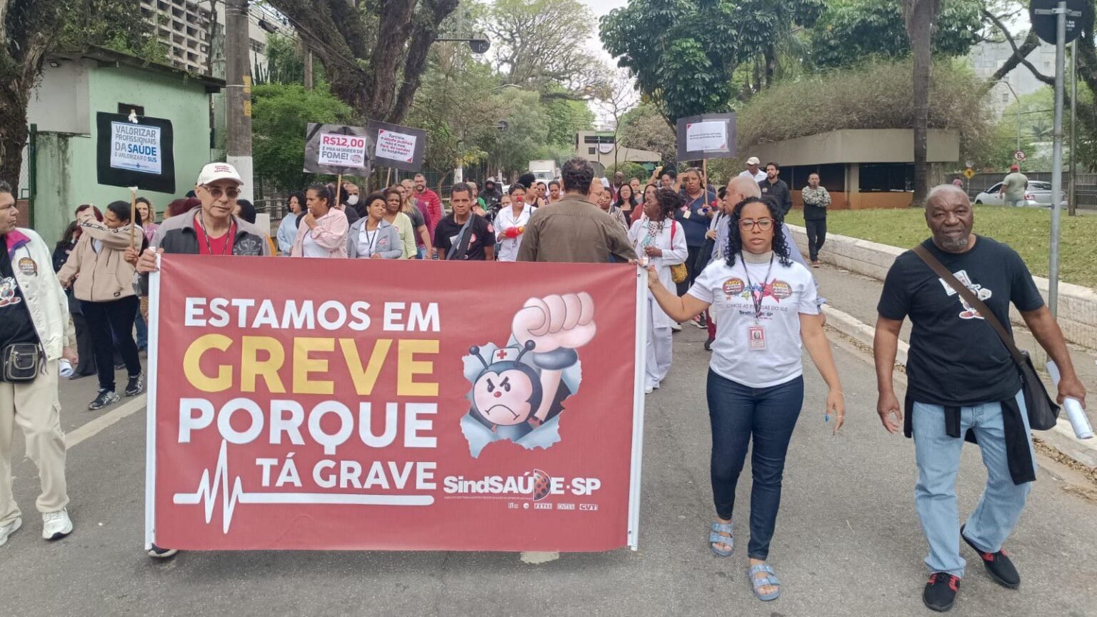 Profissionais da saude encerram greve e seguem cobrando governo Tarcisio.jpeg