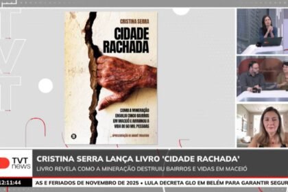 Cristina Serra lança livro cristina-serra-lanca-livro-cidade-rachada-o-que-mais-me-marcou-foi-a-dor-das-familias-e-a-sensacao-de-abandono-disse-cristina-foto-reproducao-tvt-news