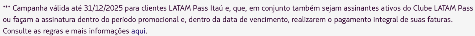 Prorrogado Cartoes Latam Pass Itau oferecem ate 59 milhas por.png
