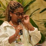 crianças e jovens alertam líderes na COP30 3 A Jovem Campeã do Clima, Marcele Oliveira, conduziu uma roda de conversa com 30 crianças e jovens de vários países na COP30 Foto: Rafa Neddermeyer/COP30 Brasil Amazônia/PR