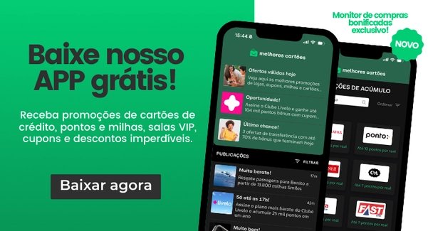 16 excelentes promoções de cartões, milhas e cupons para você aproveitar hoje! 2 16 excelentes promocoes de cartoes milhas e cupons para voce