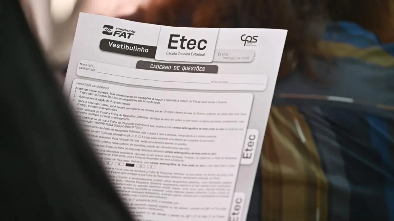 Confira o gabarito do Vestibulinho Etecs 2026.jpg