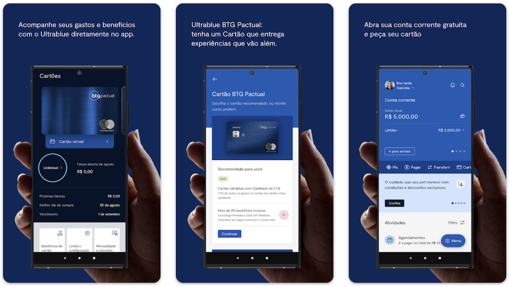 Como conseguir o cartão BTG Ultrablue?