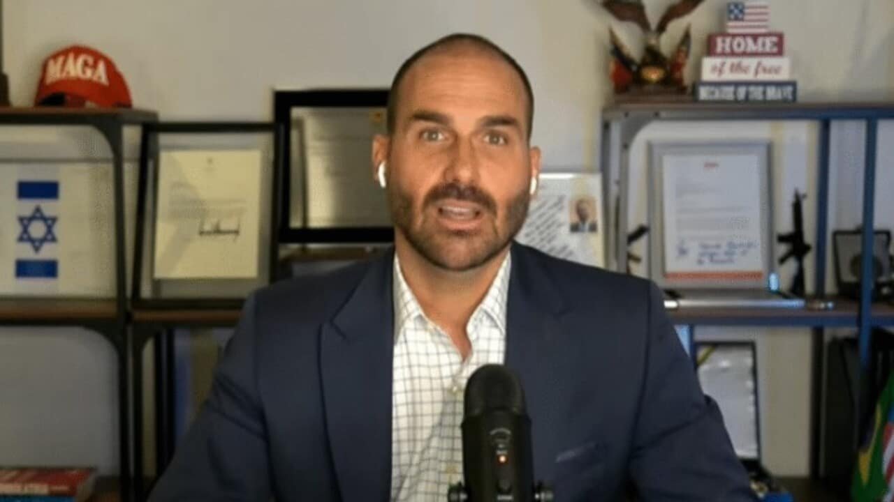 Eduardo Bolsonaro detona atitude de Lula durante conferência internacional em Israel 1 Eduardo Bolsonaro detona atitude de Lula durante conferencia internacional em.jpg