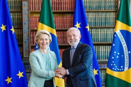Lula celebra multilateralismo e Von der Leyen, a abertura 2 acordo-mercosul-ue-lula-celebra-o-multilateralismo-e-von-der-leyen-a-abertura-tvt-news