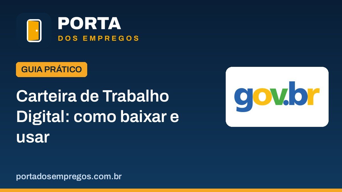 Carteira de Trabalho Digital: como baixar, acessar e tudo o que dá para fazer nela 1 carteira de trabalho digital como baixar e usar selo.jpg