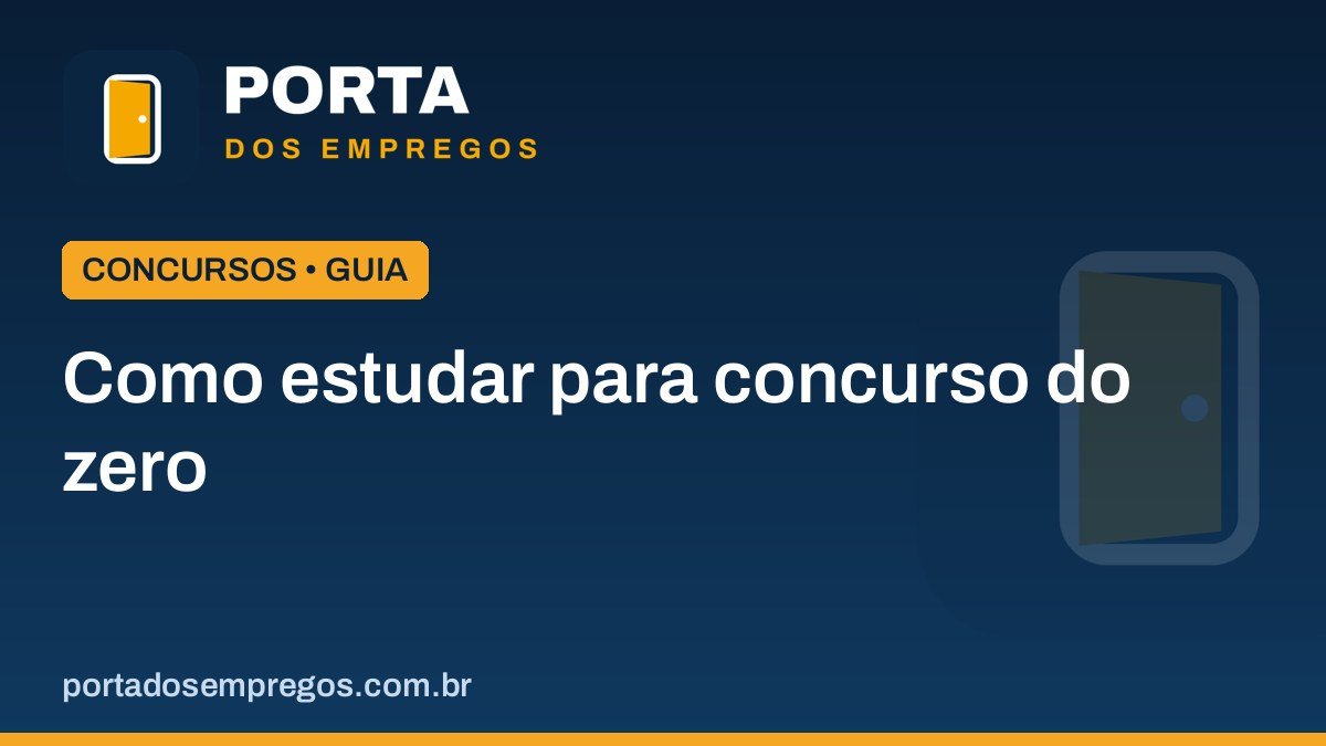 Como estudar para concurso começando do zero: método que funciona 1 como estudar para concurso do zero.jpg